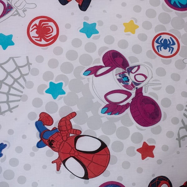 Zila vienguļamā kokvilnas bērnu gultas veļa 140x200 cm Spidey – Jerry Fabrics-image-4