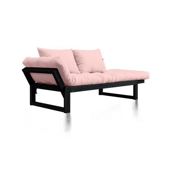Maināms dīvāns Karup Edge Black/Pink Peonie-image-4