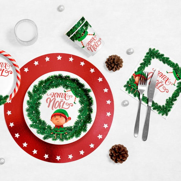 Salvetes (20 gab.) 33x33 cm Prankster Elf – Homéa-image-1