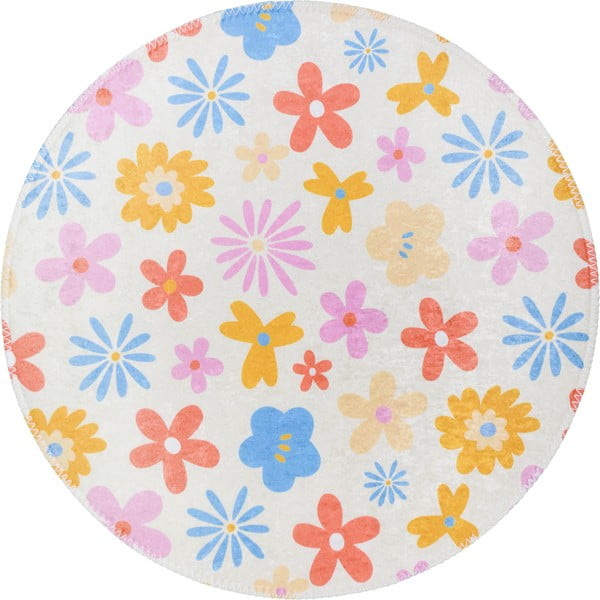 Mazgājams bērnu paklājs ø120 cm Joyfull Garden – Vitaus