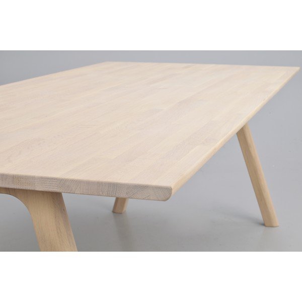 Ozola masīvkoka izvelkams ēdamgalds 95x220 cm Clapperton – Rowico-image-2