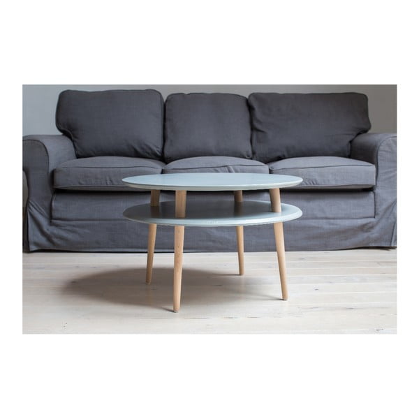 Tumši pelēks kafijas galdiņš Ragaba UFO, Ø 70 cm-image-2