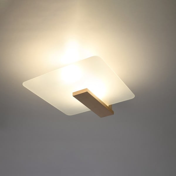 Dabīga toņa griestu lampa ar stikla abažūru 40x47.5 cm Parola – Sollux-image-2