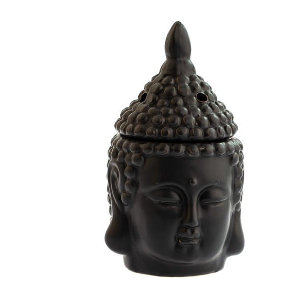 Melna keramikas aromterapijas lampa Dakls Buddha