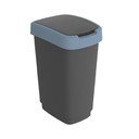Pārstrādātas plastmasas atkritumu tvertne 25 L Twist – Rotho