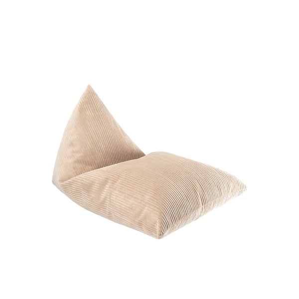 Gaiši brūns velveta bērnu sēžammaiss Big Lounger – Wigiwama