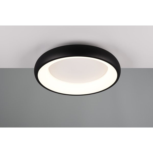 Melna LED griestu lampa ar regulējamu spilgtumu Cardona – Trio-image-2