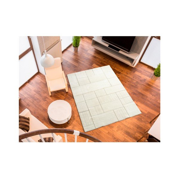 Balts paklājs Universal Tanum Dice, 120 x 170 cm-image-1