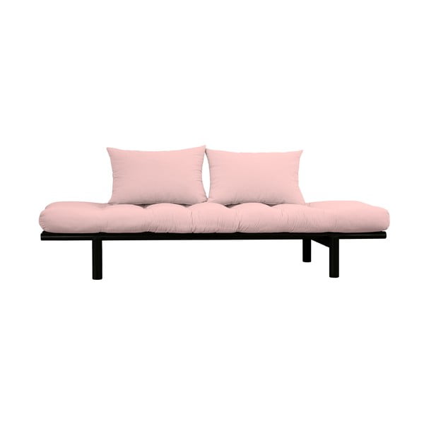 Dīvāns Karup Pace Black/Pink Peonie