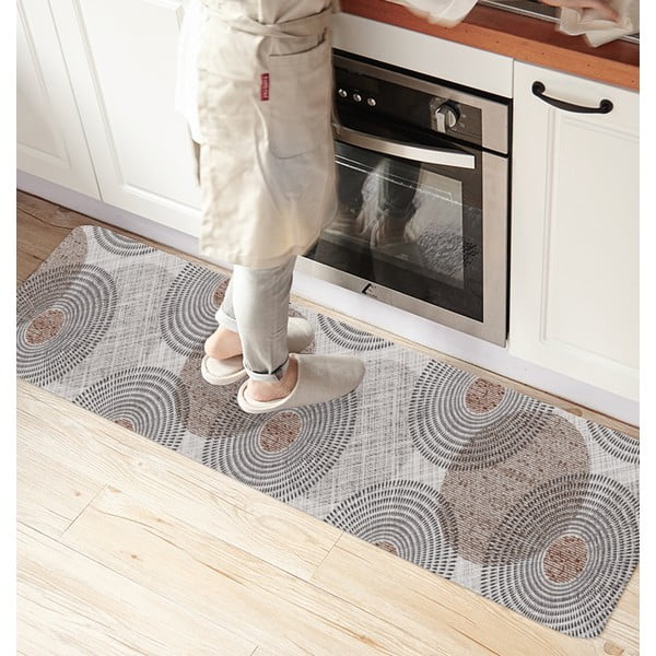 Pelēks mazgājams paklājs 58x240 cm – Oyo Concept-image-4