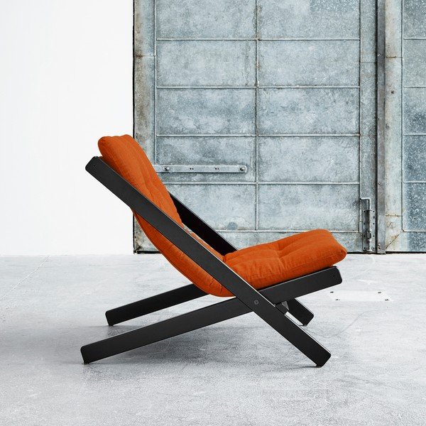 Saliekamais krēsls Karup Boogie Black/Orange-image-2