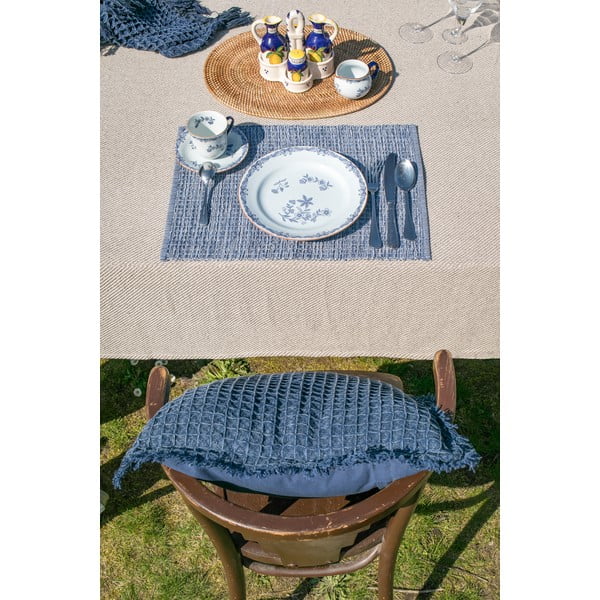 Rozā kokvilnas dekoratīvais spilvens Tiseco Home Studio Waffle, 45 x 45 cm-image-3