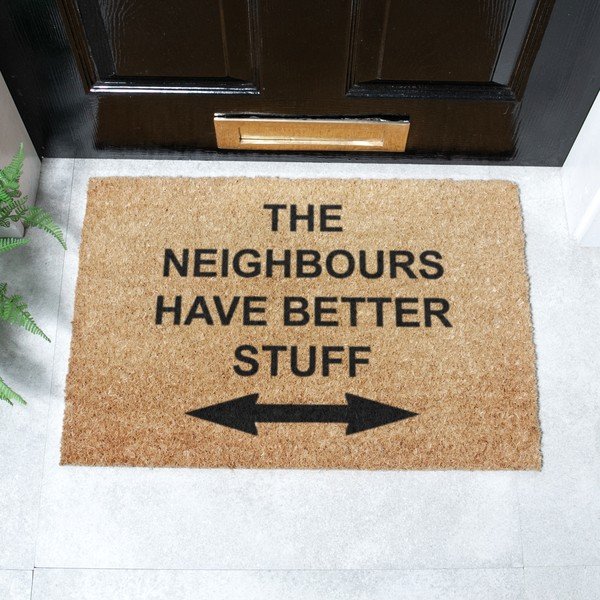 Kokosšķiedras kājslauķis 40x60 cm Neighbours Have Better Stuff – Artsy Doormats-image-2
