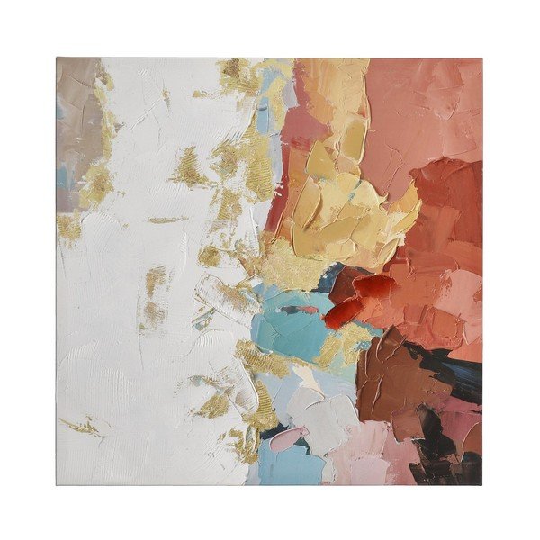 Drukāta/ar rokām krāsotiem elementiem glezna uz audekla 80x80 cm Crown – Bizzotto