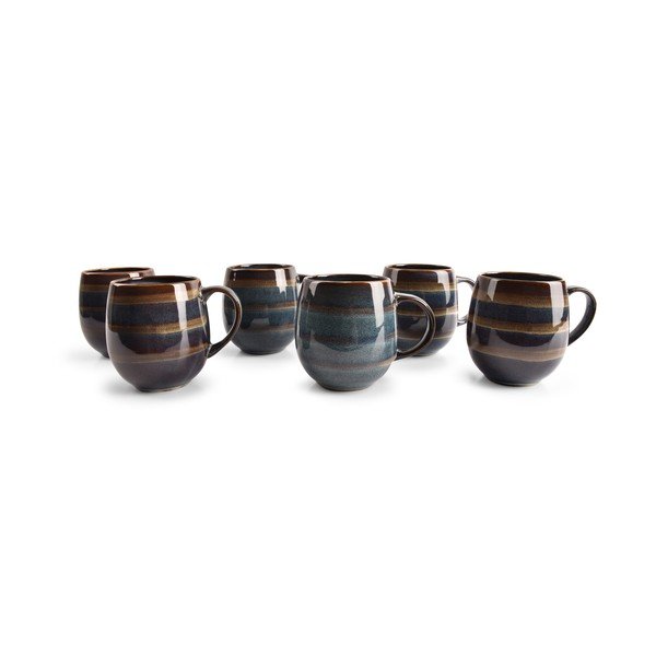 Zila akmensmasas krūze 430 ml Muggies – Salt&Pepper-image-3