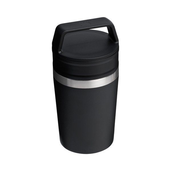 Melna nerūsējošā tērauda termokrūze 230 ml Café-To-Go Travel Mug Black 2.0 – Stanley-image-2