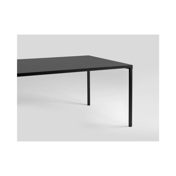 Melns metāla pusdienu galds Custom Form Obroos, 160 x 80 cm-image-2