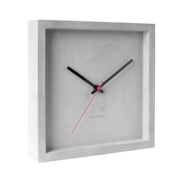 Betona sienas pulkstenis Karlsson Franky, platums 25 cm-image-1