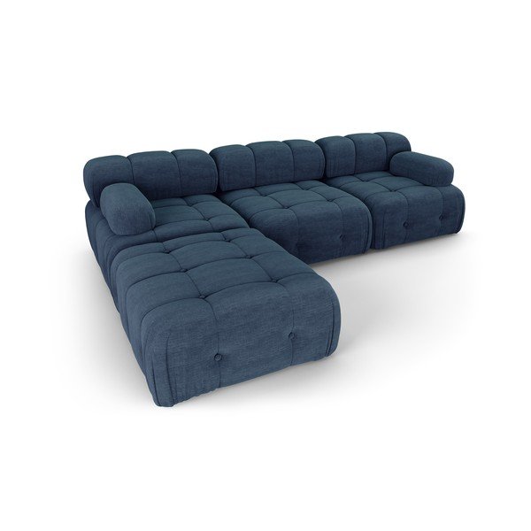 Tumši zils stūra dīvāns Ferento – Cosmopolitan Design-image-4