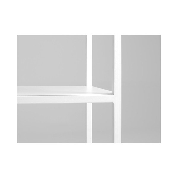 Balta grāmatu skapis CustomForm Hyllermetal, augstums 110 cm-image-1