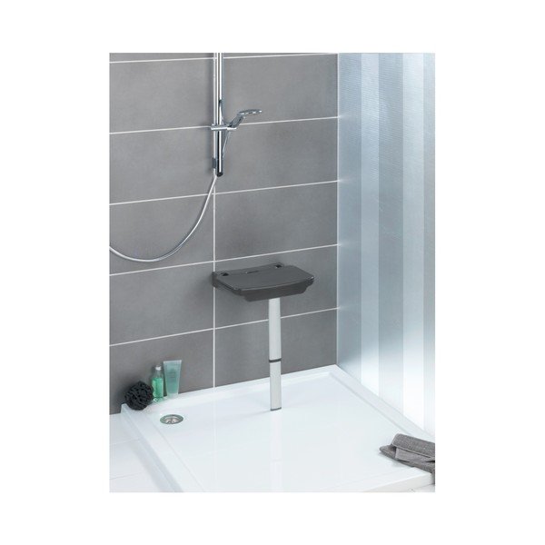 Saliekamais sienas krēsls Wenko Shower Secura Premium-image-2
