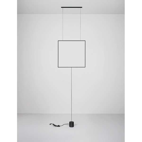Matēti melna metāla LED stāvlampa (augstums 392 cm) Dahlia – Nova Luce-image-4