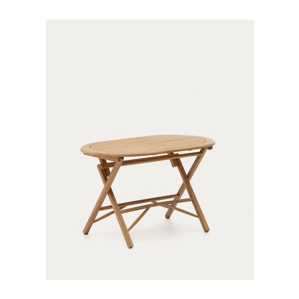 Akācijas masīvkoka dārza ēdamgalds 70x120 cm Dandara – Kave Home-image-3