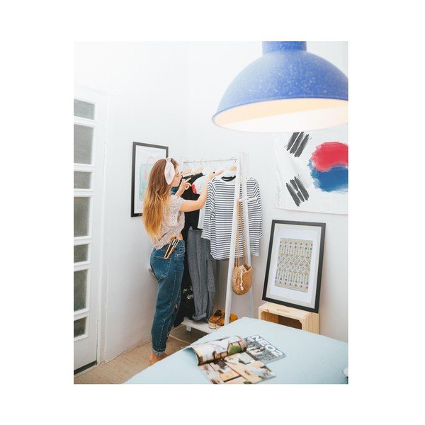 Balts drēbju pakaramais Really Nice Things Rack-image-1