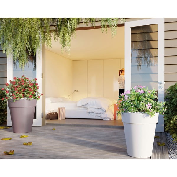 Puķu pods no pārstrādātas plastmasas ø 40 cm Capri – Artevasi-image-1