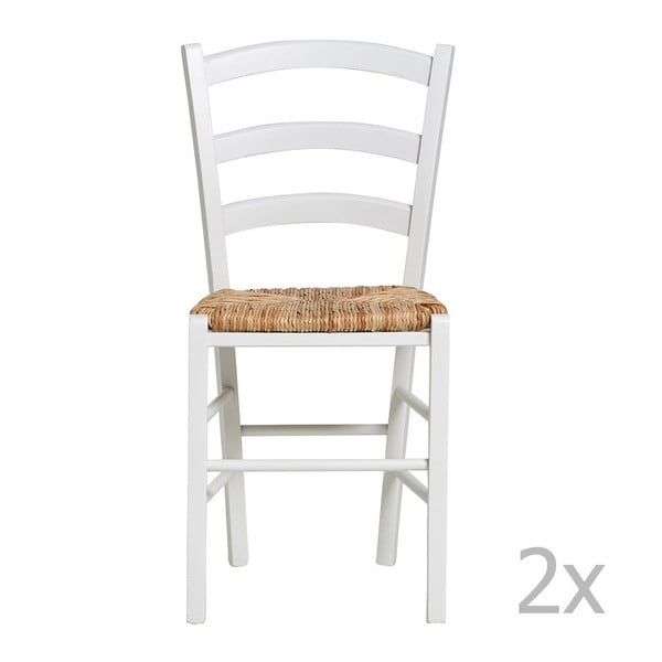 2 baltu ēdamistabas krēslu komplekts Marckeric Paloma