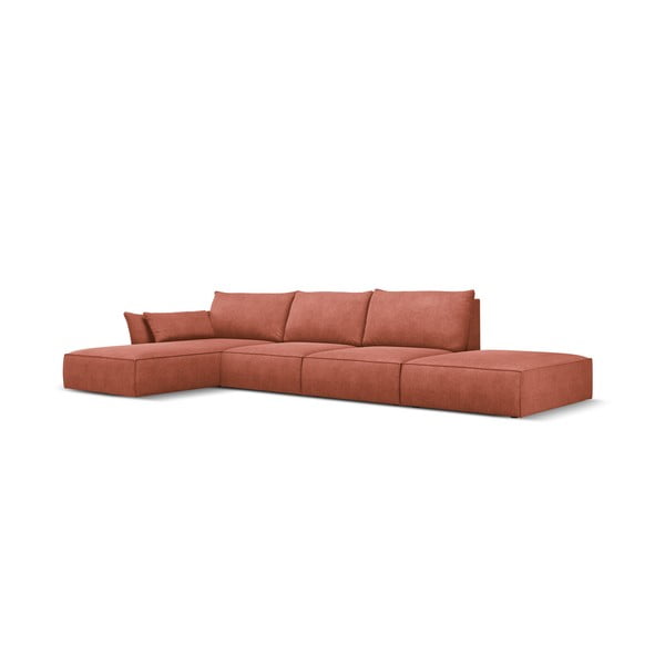 Sarkans stūra dīvāns (kreisais stūris) Vanda – Mazzini Sofas-image-2