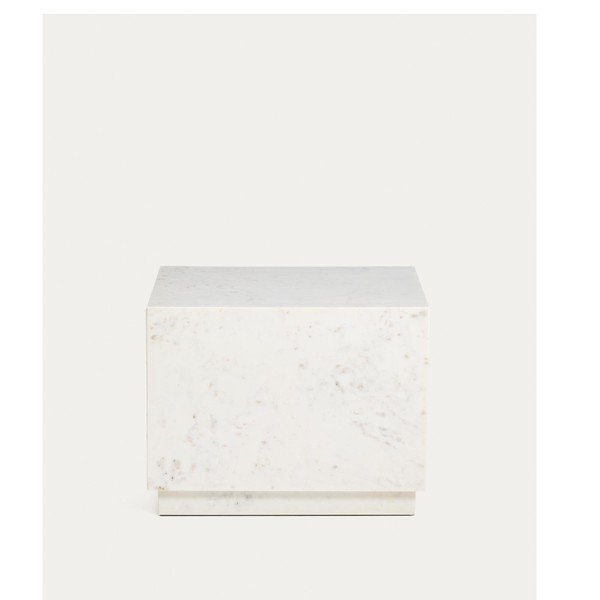 Marmora sānu galdiņš 50x50 cm Sorein – Kave Home-image-3