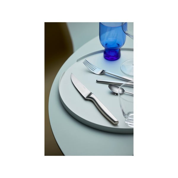 Sudraba krāsas nerūsējošā tērauda galda piederumi (4 gab.) Norm – Gense-image-1