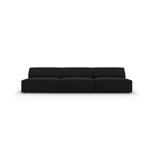 Melns dīvāns 240 cm Jodie – Micadoni Home