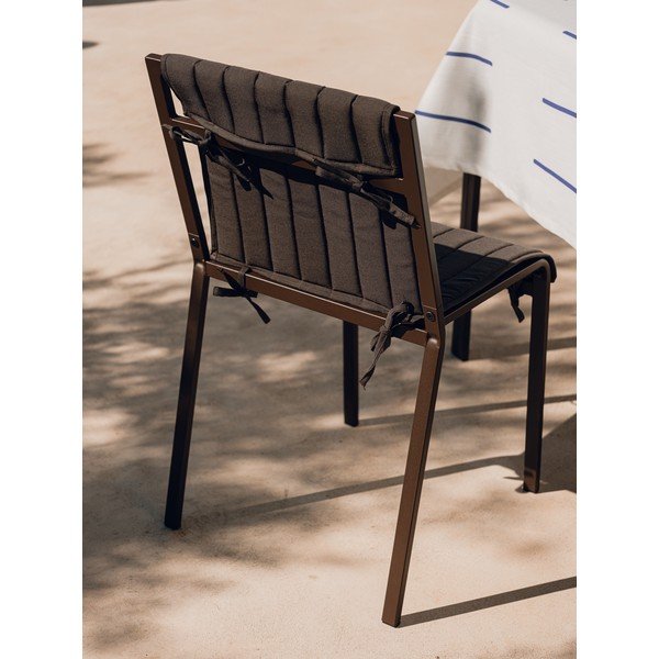 Tumši brūns metāla dārza krēsls Oto – noo.ma-image-4