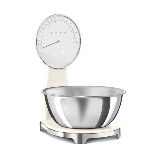 Krēmkrāsa plastmasa digitālie virtuves svari – SMEG-image-4
