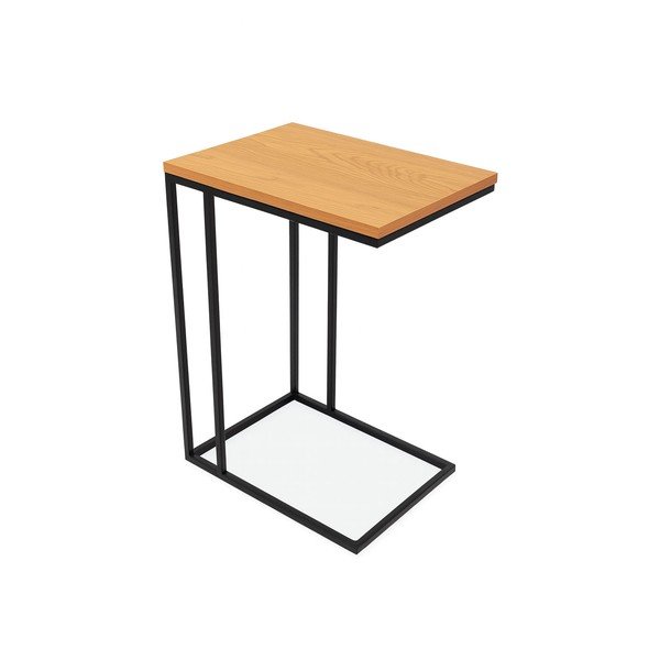 Sānu galdiņš ar ozolkoka imitāciju 50x35 cm Cesura – Unique Furniture