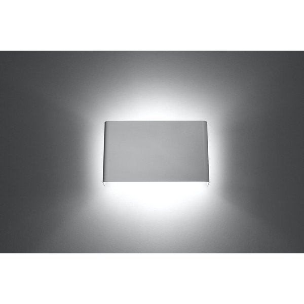 Balta sienas lampa Sollux Cuberta-image-3