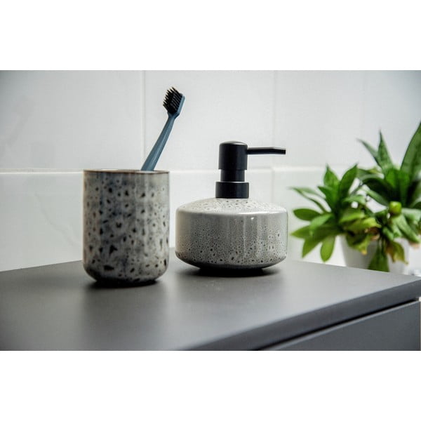 Pelēks keramikas trauks zobu birstēm Wenko Oviedo-image-4