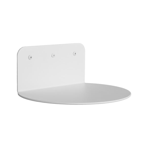 Balts metāla sienas plaukts 30 cm Flex – Spinder Design