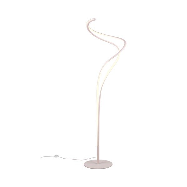 Balta LED stāvlampa ar metāla abažūru (augstums 160 cm) Nala – Trio Select-image-1