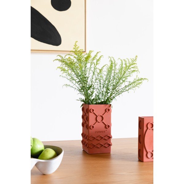 Oranža betona vāze Graphic – Zuiver-image-3