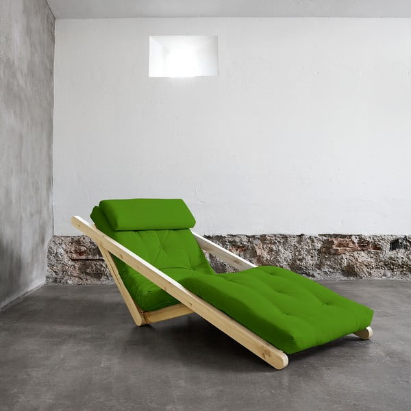 Karup Figo atpūtas krēsls, Raw/Lime, 70 cm