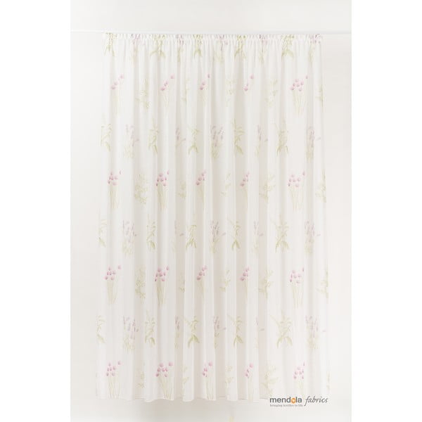 Balts dienas aizkars 140x260 cm Godiva – Mendola Fabrics