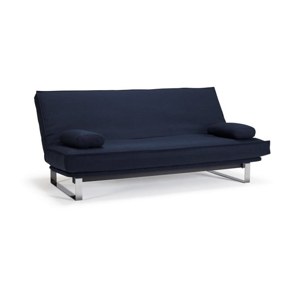 Tumši zils izlaižams dīvāns ar noņemamu pārvalku Innovation Minimum Mixed Dance Blue