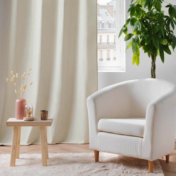 Bēšs mikrošķiedras siltumizolējošs aizkars 135x260 cm Micropolar – douceur d'intérieur-image-4