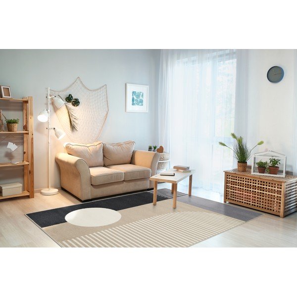 Pelēks/bēšs paklājs 120x160 cm Eden – FD-image-1