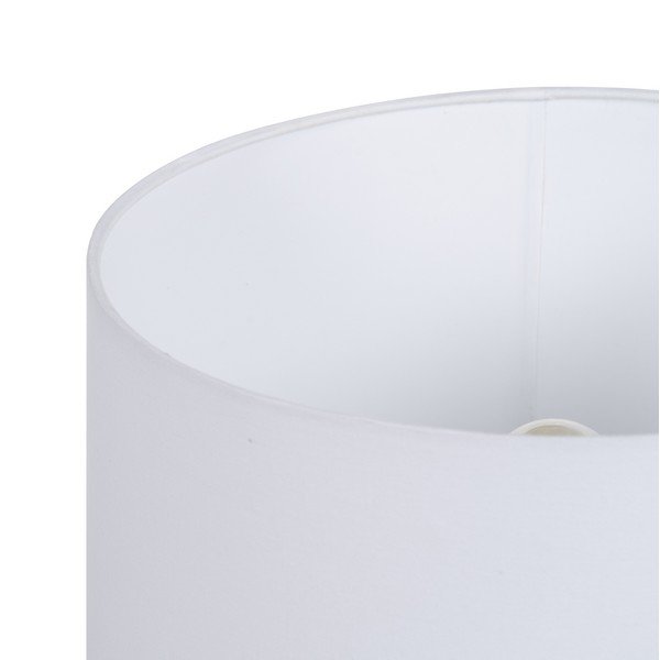 Melnbalta galda lampa ar auduma abažūru (augstums 52,5 cm) – Ixia-image-3