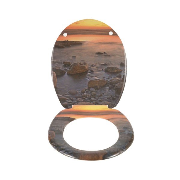 Tualetes poda sēdeklis Wenko Stone Shore, 44,5 x 36,5 cm-image-1