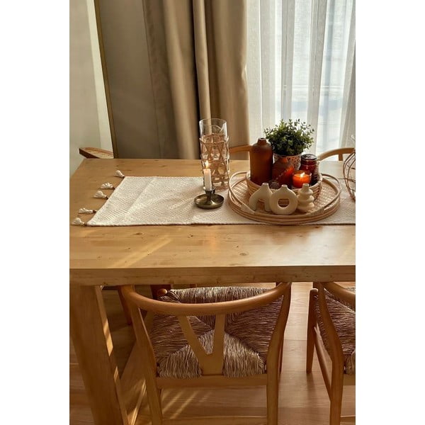 Galda celiņš no organiskās kokvilnas  40x130 cm – Mila Home-image-2